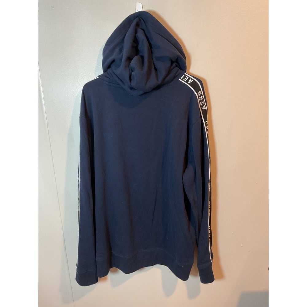 Aeropostale Mens Dark Navy Blue Hooded Sweatshirt Pullover Hoodie Size‎ XL - Picture 5 of 8